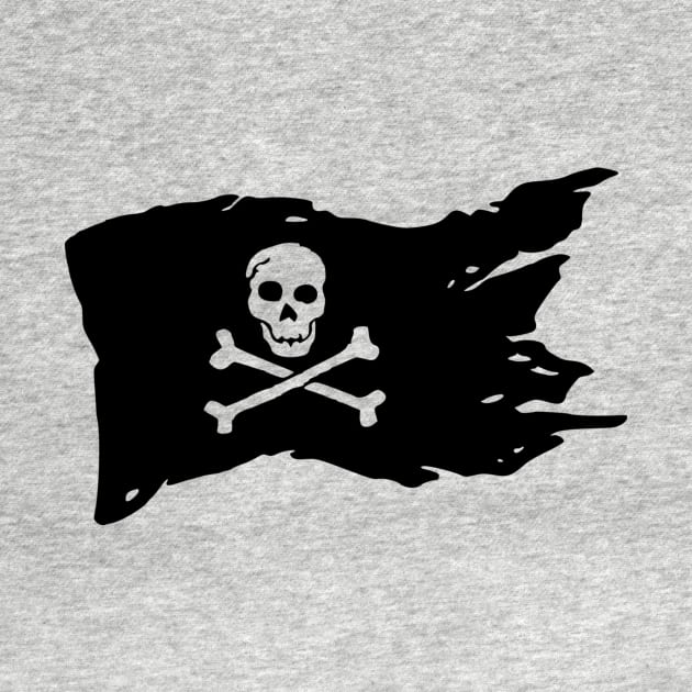 Pirate Flag Skull & Crossbones by Bunnuku
